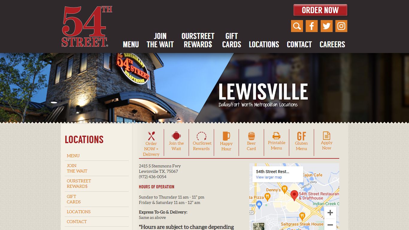 54th Street | Lewisville, TX Drafthouse Location